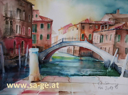 Venedig - Campo San Pantalon 76x56cm, 2017