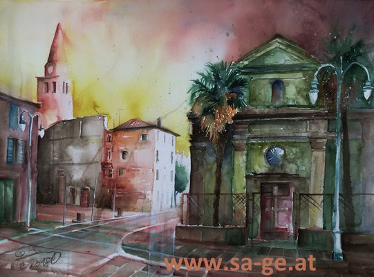 Grado - Campo S. Rocco, 76x56cm, 2018/02