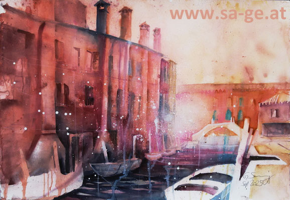 Venedig - Fondamenta de le Terese, 76x52cm, 2025/09