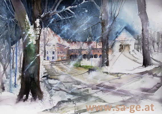 Stift Griffen - 76x53cm, 2024/02