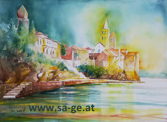 Rab - Sveti Marija, 76x56cm, 2017