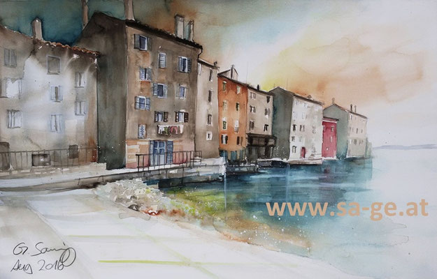 Luka Valdibora - Rovinj - 56x35cm, 2016