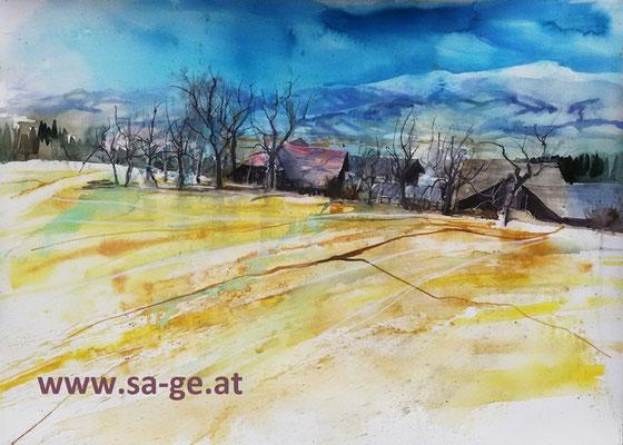 Scheicherbauer - Wolfsberg, 74x52cm, 2022/04