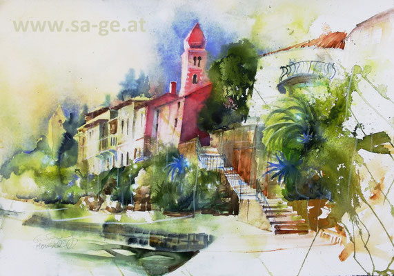 Rab - Rab - Crkva Sv Justine, 76x54cm 2023/05