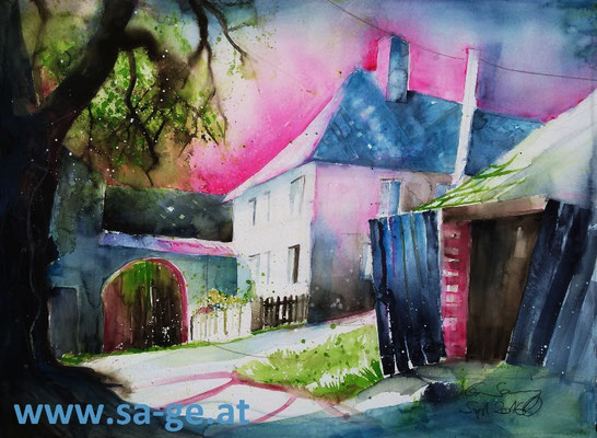 Bauernhof im Mühlviertel 78x56cm, 2016