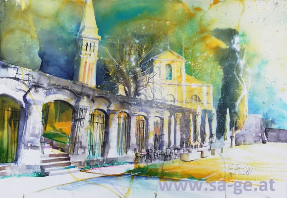Rovinj - Sveta Eufemija. 76x52cm, 2021/04