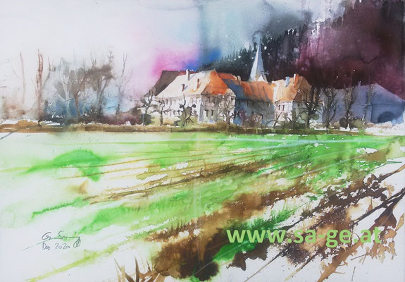 Stift Griffen, 75x52cm, 2020/12