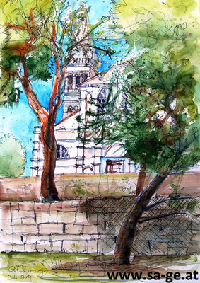 Rovinj - Euphemia Kirche - A3 Skizzenblock