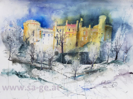 Schloß Wolfsberg, 76x54cm, 2025/02