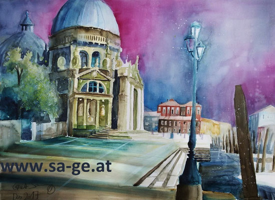 Basilika Santa Maria della Salute, 76x56cm, 2017/12