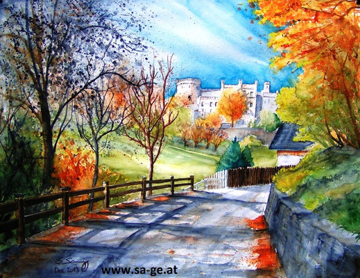 Schloß Wolfsberg 50x65cm, 2013* -X-