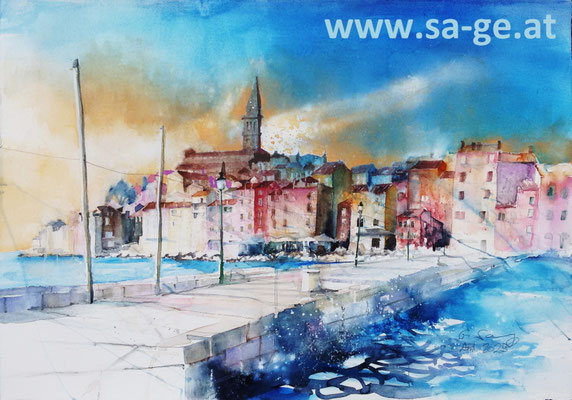 Rovinj - Veliki Mol, 76x54cm, 2025/04