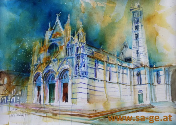 Dom von Siena, 76x54cm, 2022/07