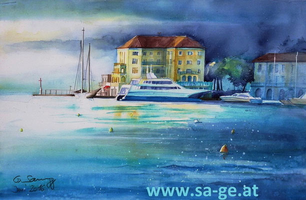 Grand Hotel Palazzo in Porec - 56x36cm, 2016
