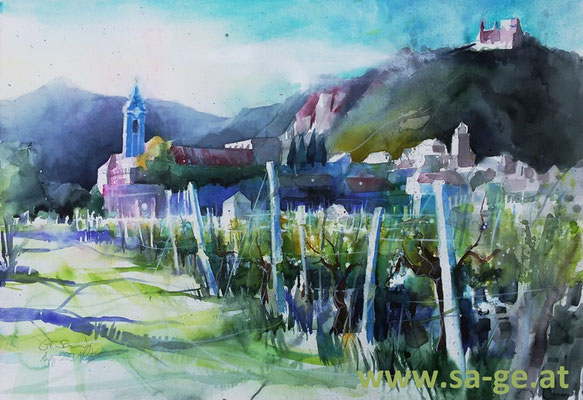 Dürnstein, 75x52cm, 2021/08
