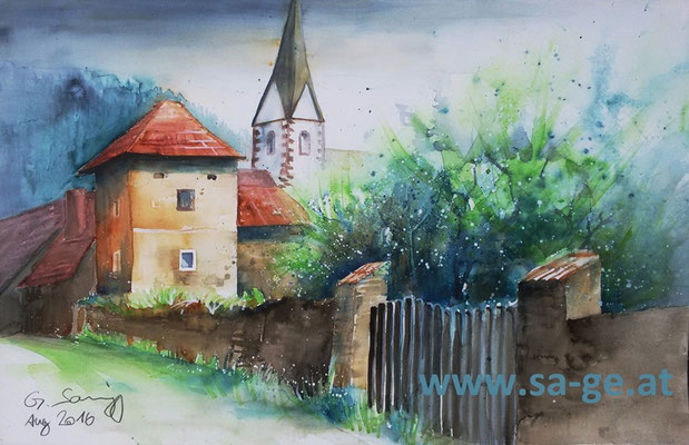 Stift Griffen - 56x36cm, 2016/08