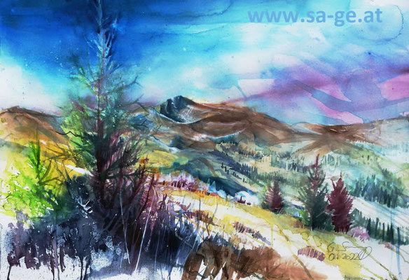 Saualpe - Gertrusk, 76x54cm, 2022/11