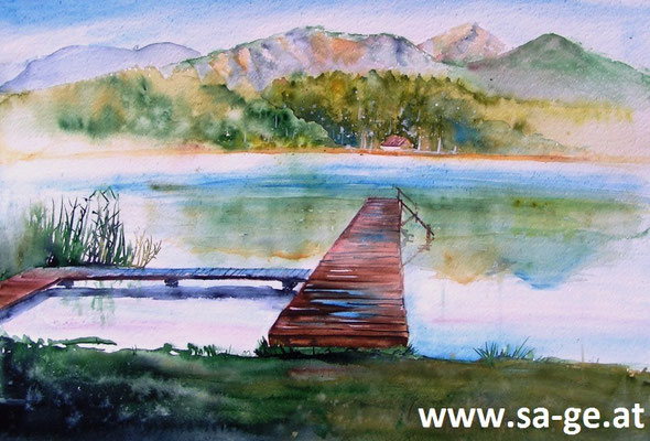 Turnersee - 56x36cm, 2014* -X-