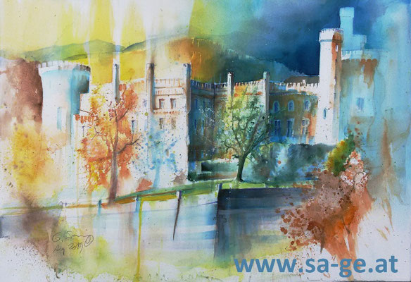 Schloss Wolfsberg, 75x52cm, 2019/08