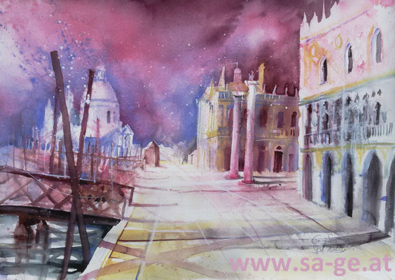 Venedig - Riva degli Schiavoni, 76x54cm, 2025/09