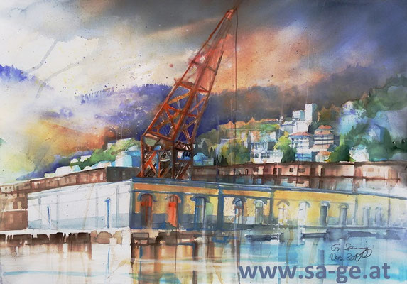 Der Ursus von Triest, 75x52cm, 2019/12