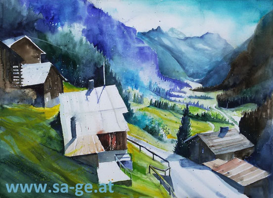 Pitztal - 76x56cm, 2017/11