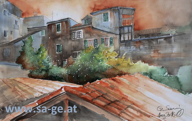Prolaz Peskera - Porec - 56x35cm, 2016