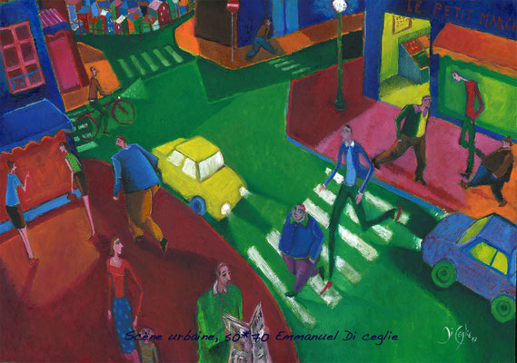Scène urbaine 50*70