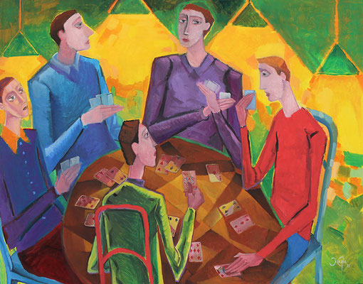 les joueurs de cartes 92*73