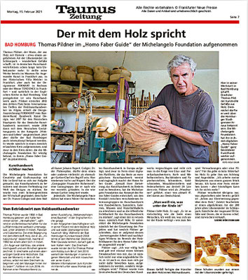 Frankfurter Neue Presse -Taunus Zeitung v. 15.02.2021