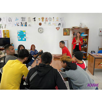 Charla sobre bullying en el Centro Juvenil Tagoror San Isidro en colaboración con el Ayto. de Granadilla