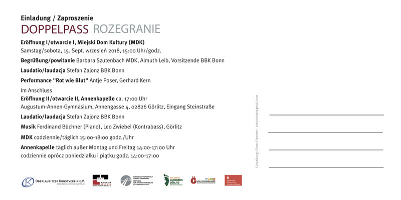 Deutsch-Polnische Künstlerbegegnung / Co-Kurator, Fotografie / Stefan Zajonz / mit Katalog