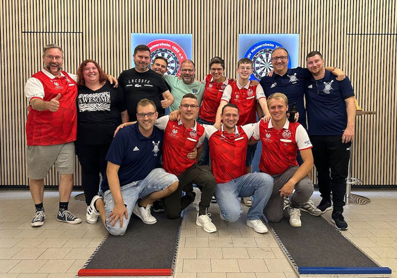 Mit Gästen in unserem Vereinsheim (Foto: SSV)
