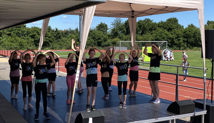 Die Zumba-Kids legten einen tollen Auftritt hin. (Foto: MM/SSV Heimerzheim)