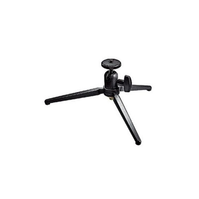 <h3> Manfrotto 709B</h3><p>Charge utile de 2kg mais avec une hauteur max de 11cm. trépied pesant environ 200g.  Prix moyen : 40-50€</p>