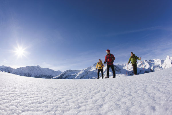 Schneeschuhwandern: Winterurlaub im Zillertal - Ferienwohnung Zillertal Haus Margret