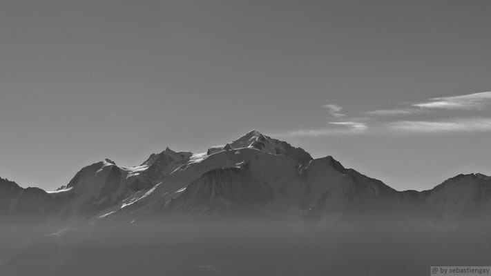Magnifique vue sur le Mt Blanc