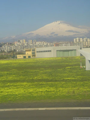 Etna depuis l'aéroport