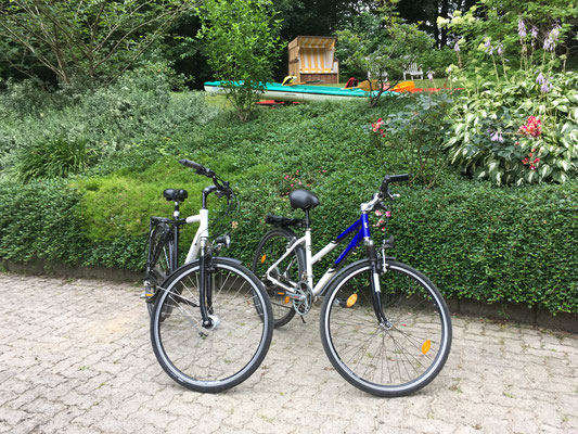 Fahrräder zum Ausleihen