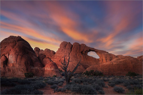 Arches NP, Utah! Majestätische Felsbögen und bizarre Steinformationen. Einzigartige Landschaft! 