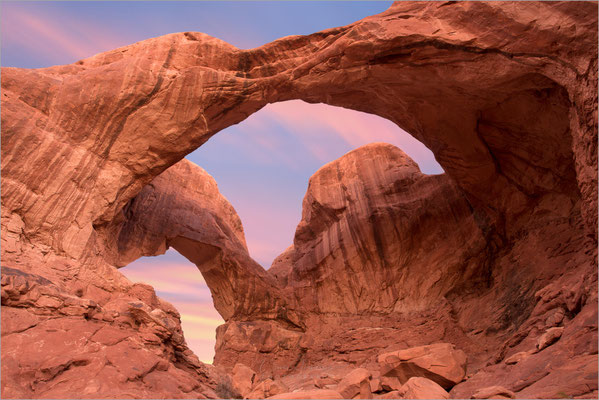 Arches NP, Utah! Majestätische Felsbögen und bizarre Steinformationen. Einzigartige Landschaft! 