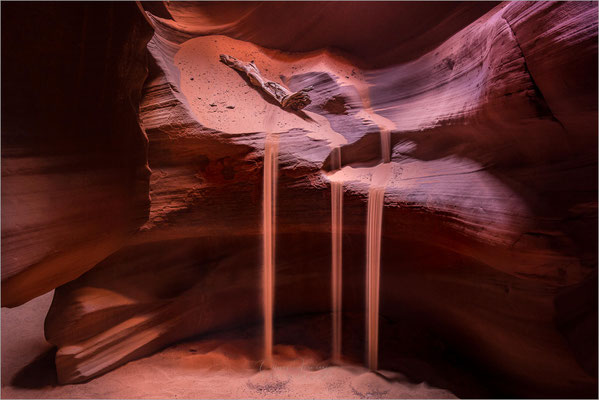 Upper und Lower Antelope Canyon in Utah & Arizona! Atemberaubende Slot Canyons, geformt durch Wasser und Wind. Ein Farbenspiel im Fels!