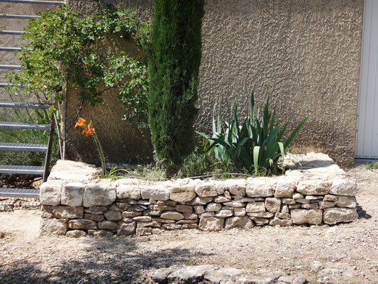 Vue de la jardinière achevée