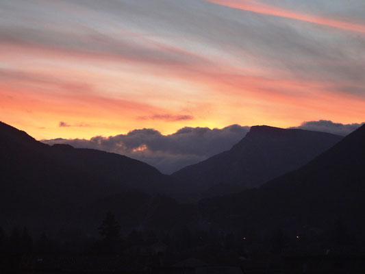 Crépuscule à Castellane