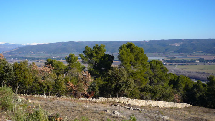 Vue de l'ensemble de la section avant intervention (elle sera faite sur le premier tiers en partant du haut gauche)