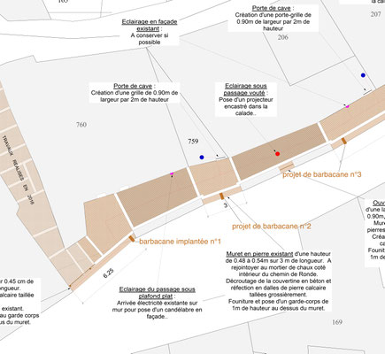 Etude aménagement du chemin de ronde