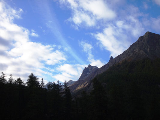 Vue sur les cols italiens ...