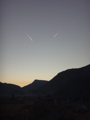 Paysage lunaire depuis les Jardins