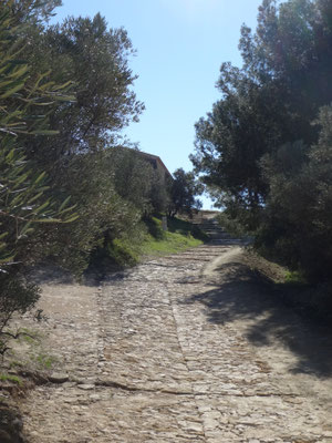 Vue depuis la partie haute de la calade