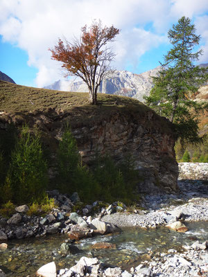 Les environs avec l'Ubaye qui gronde..